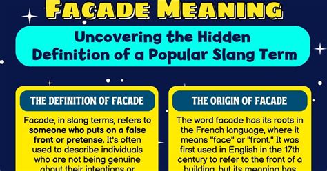 facade meaning.